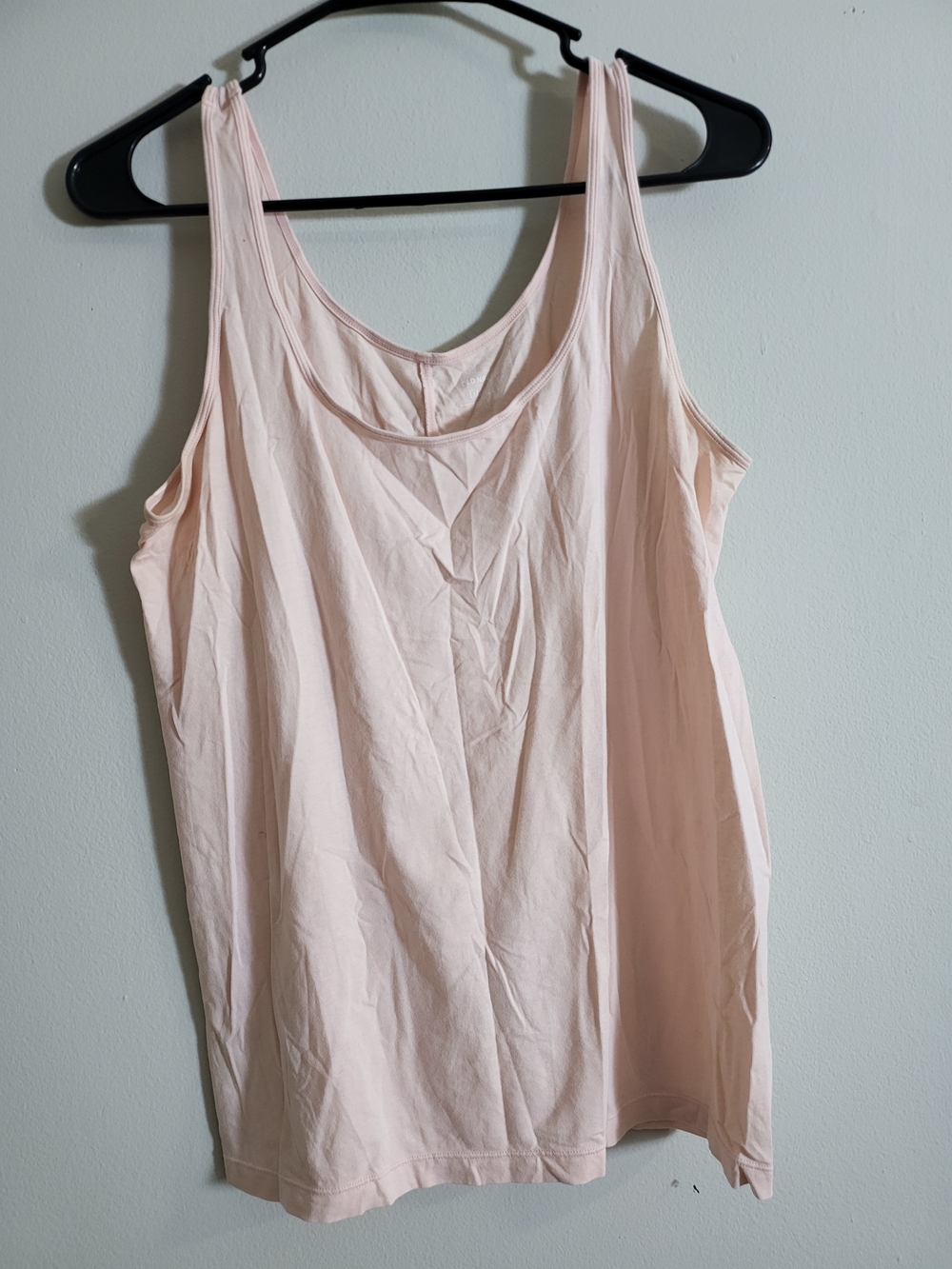 Old Navy Light Blush Pink Scoop Neck Tank Top